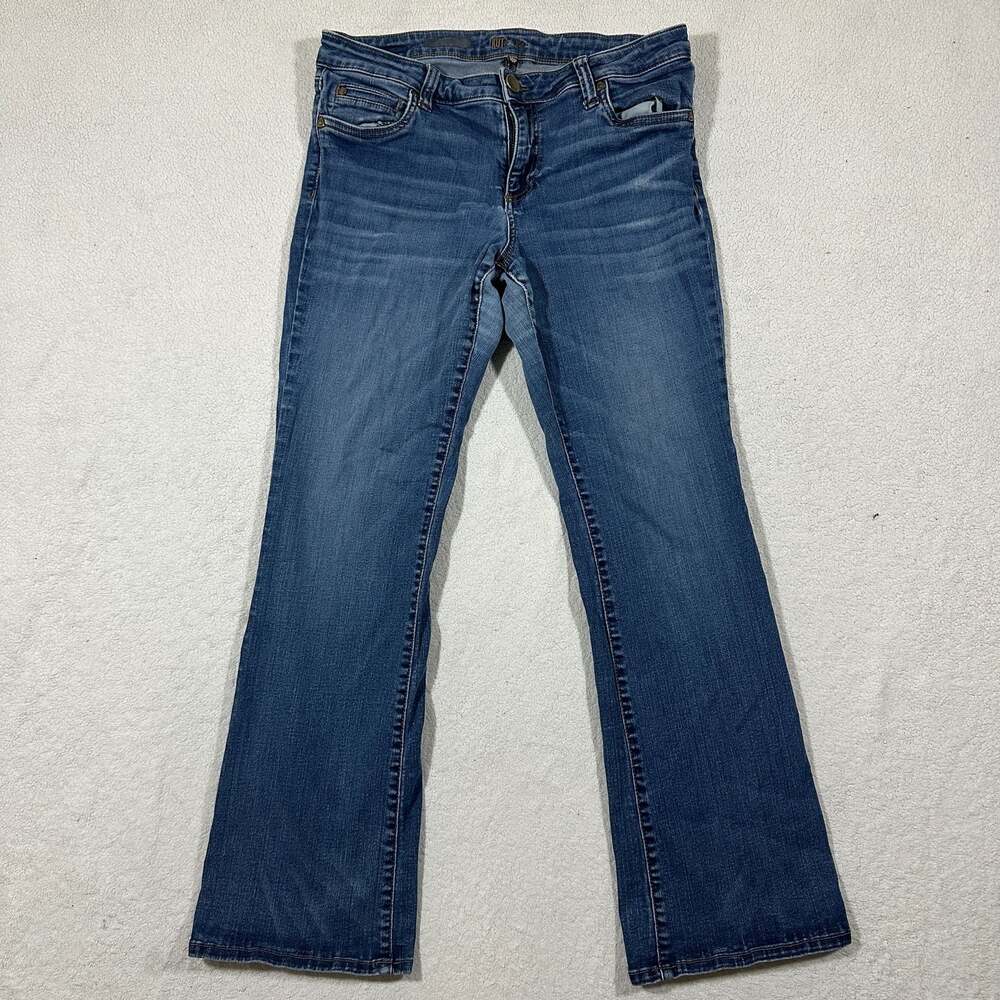 KUT from the Kloth Women’s Bootcut Jeans Blue Denim Size 10P